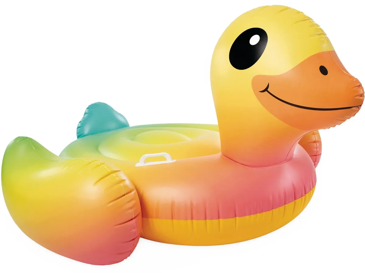 Intex Opblaasfiguur Eend Multicolor
