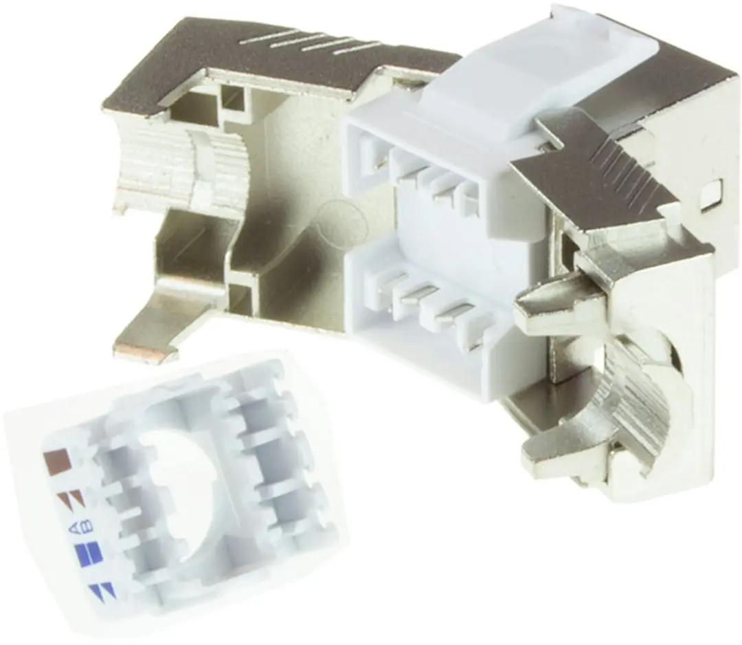 ACT Keystone Jack CAT8 Shielded TD8511 - Metaal