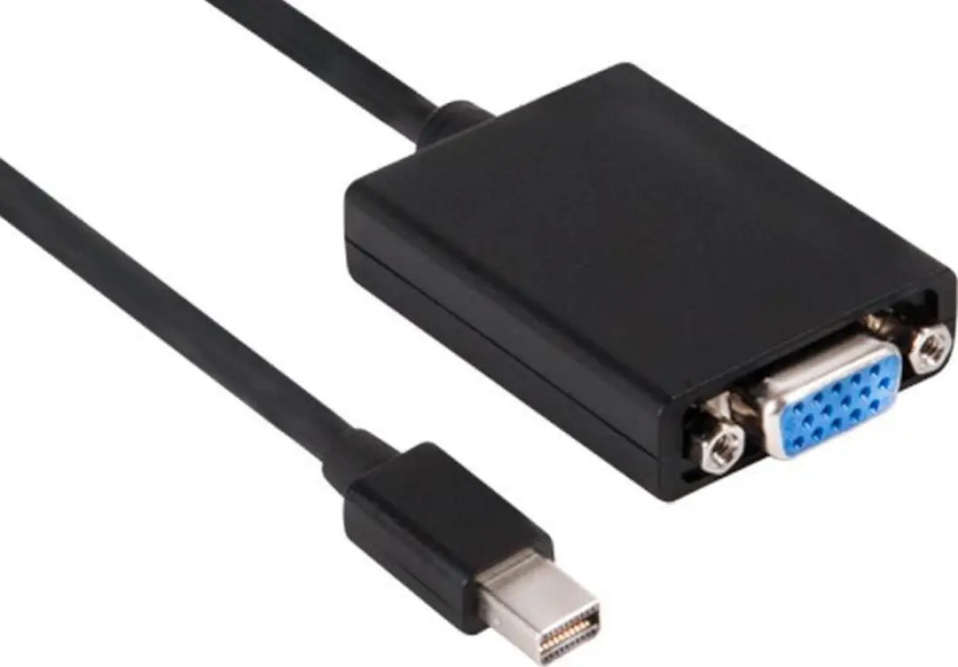 Club3D CAC-1103 Mini DisplayPort naar VGA Adapter - Zwart
