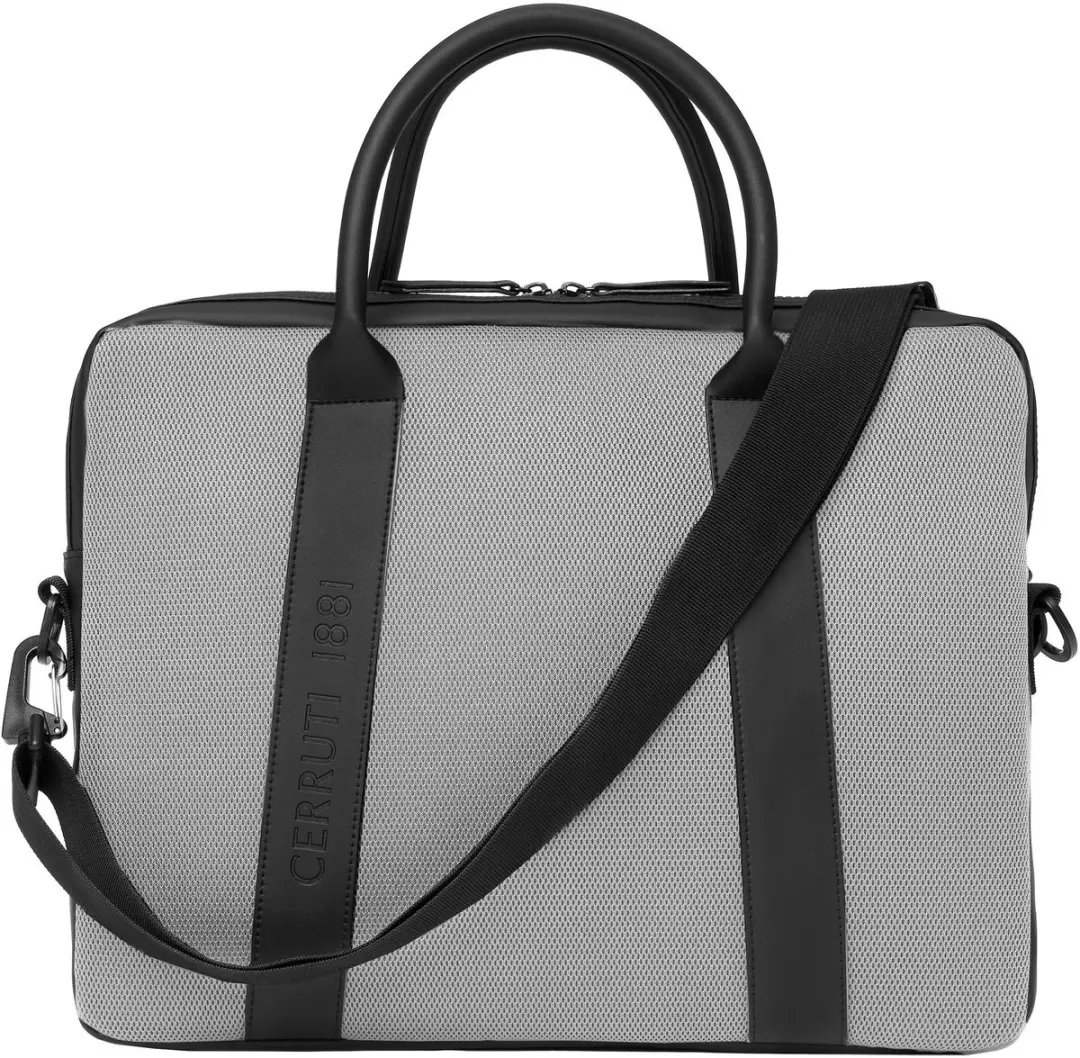 Nino Cerruti Aktetas Mesh NTD407H - 17 inch - Grijs