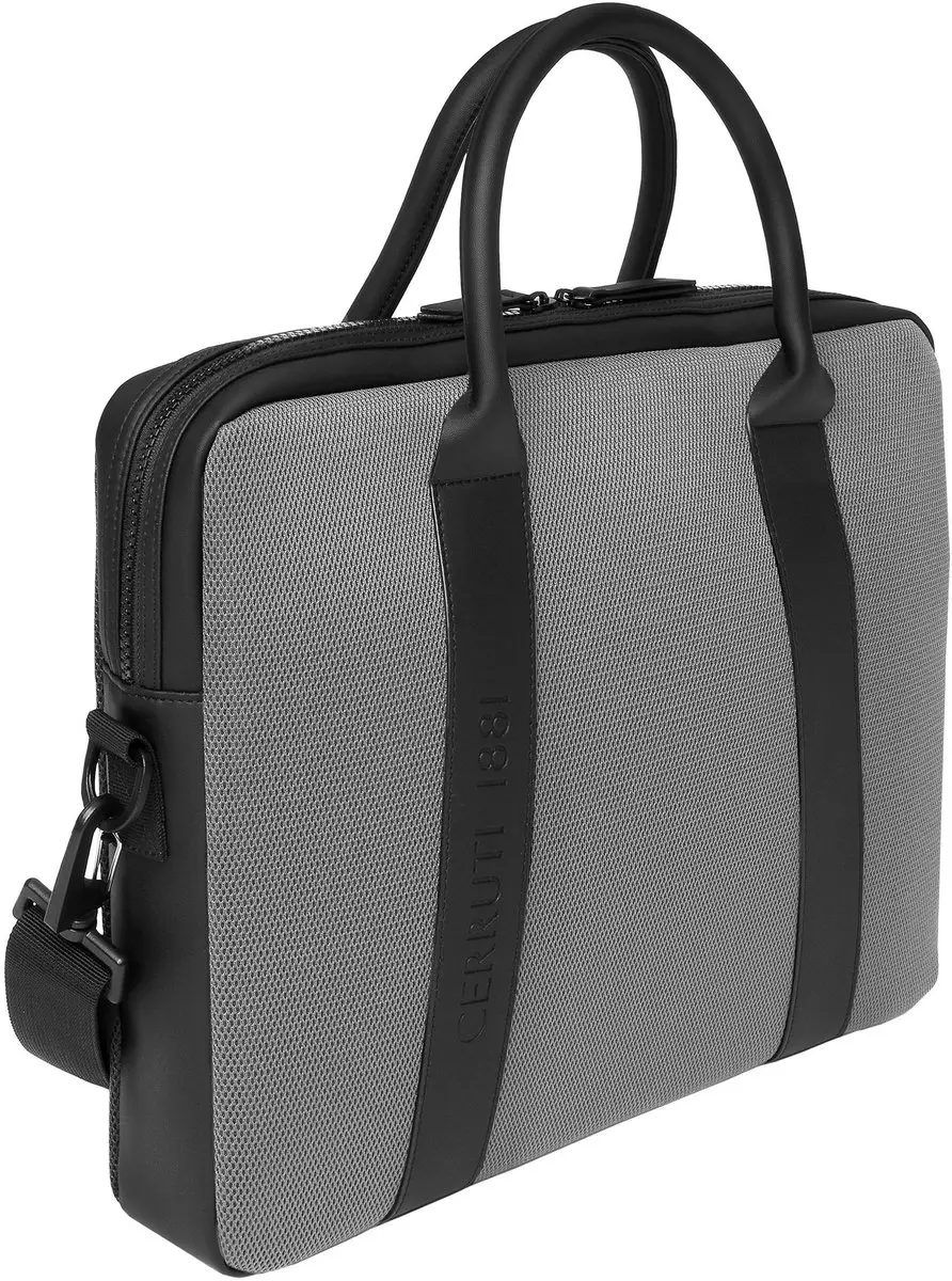 Nino Cerruti Aktetas Mesh NTD407H - 17 inch - Grijs