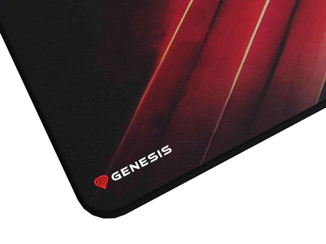 Muismat Genesis 500 MAXI - Zwart/Rood
