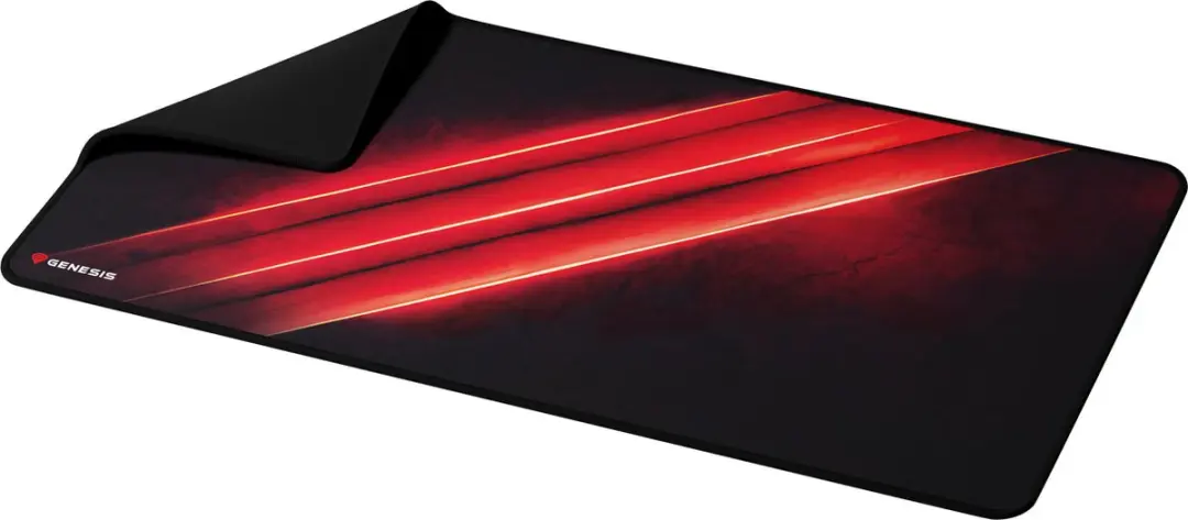Muismat Genesis 500 MAXI - Zwart/Rood