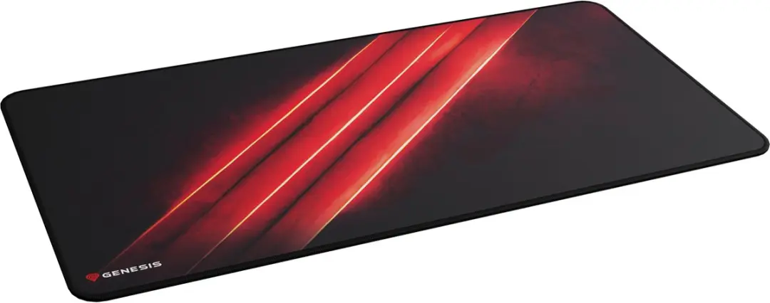 Muismat Genesis 500 MAXI - Zwart/Rood - afbeelding 6 van 6