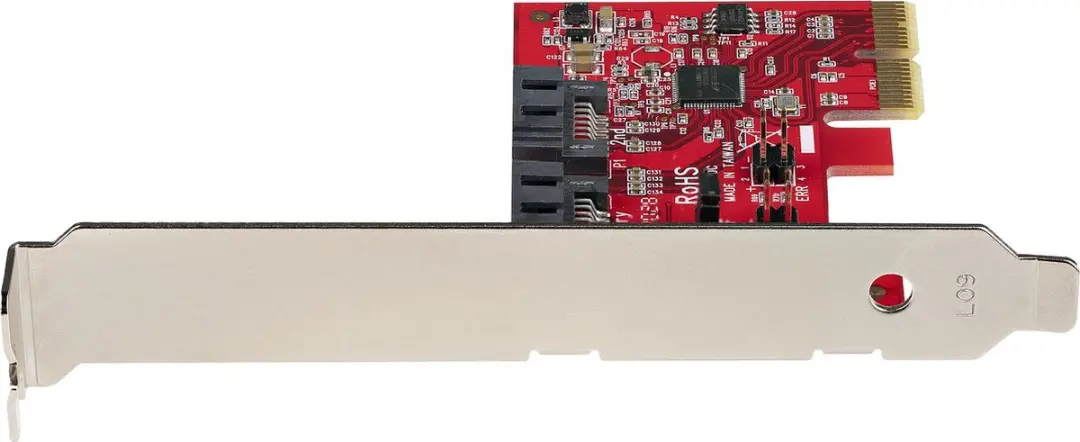 Startech 2P6GR-PCIE-SATA-CARD RAID Controller - Rood - afbeelding 6 van 6
