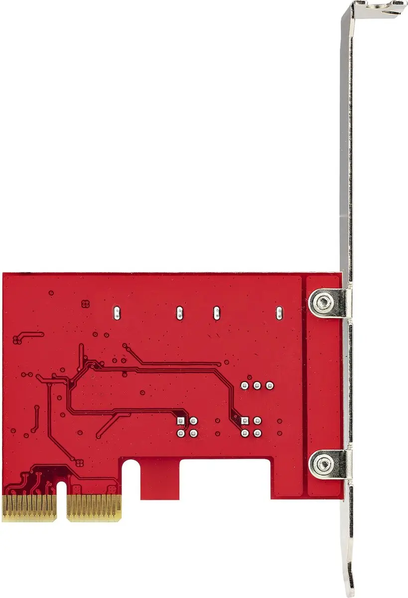 Startech 2P6GR-PCIE-SATA-CARD RAID Controller - Rood