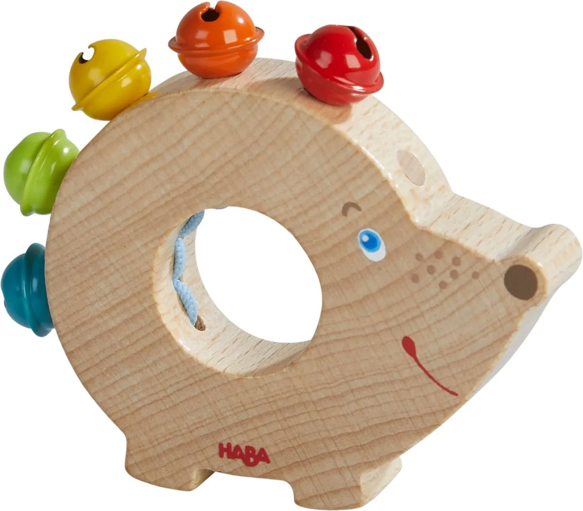 Haba Houten Rammelaar Egel 9cm - Multicolor