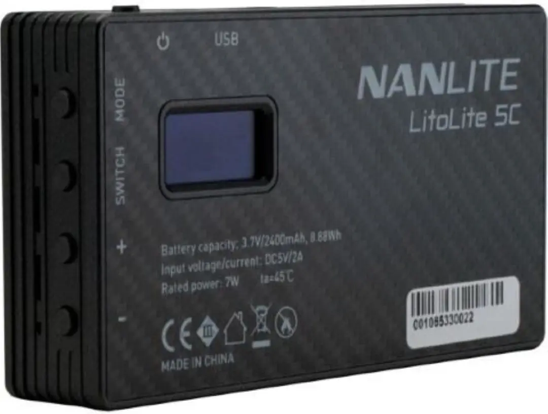 Nanlite LitoLite 5C Continulamp - Zwart