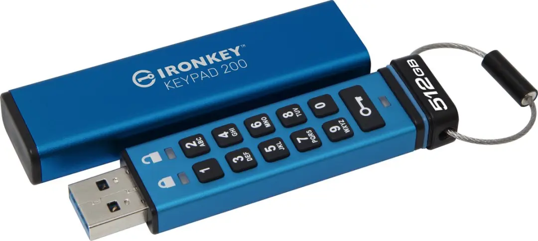 Kingston IronKey 512GB Keypad IKKP200 - Versleuteld - afbeelding 6 van 6