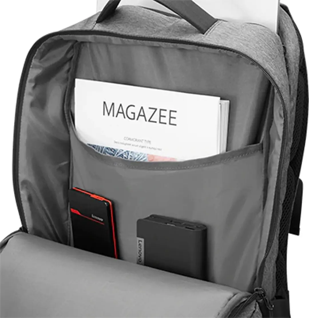 Lenovo Business Casual 17-inch Rugzak - Steenkool/Grijs - afbeelding 2 van 6