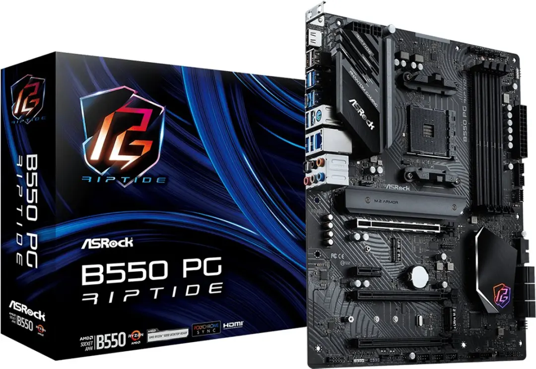 ASRock B550 PG Riptide ATX Moederbord - AM4