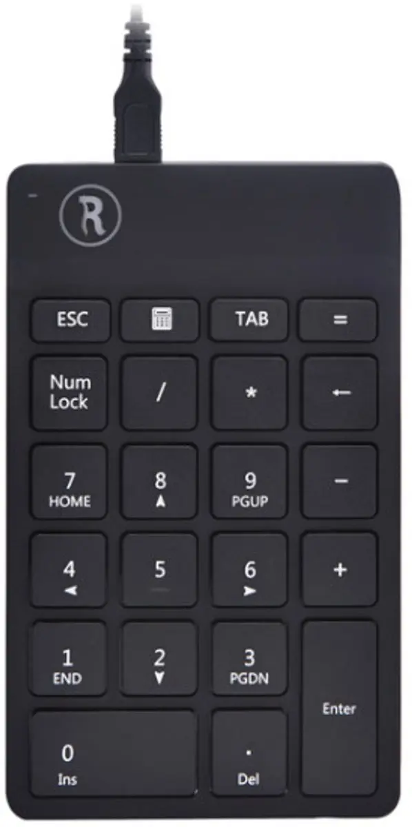 R-Go Numpad RGOCONMWDBL - Ergonomisch - USB - Zwart