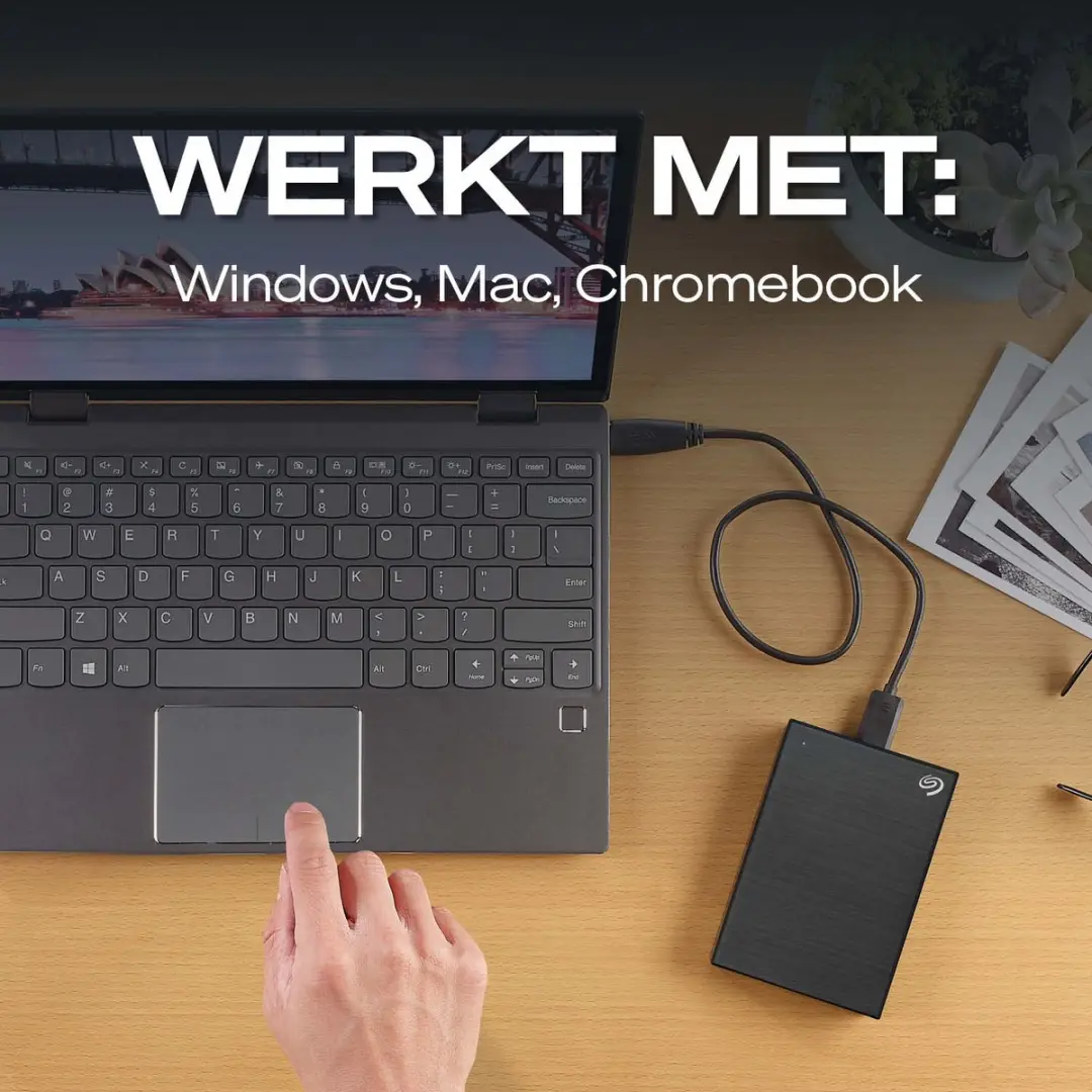 Seagate One Touch Draagbare Harde Schijf 2TB - Zwart