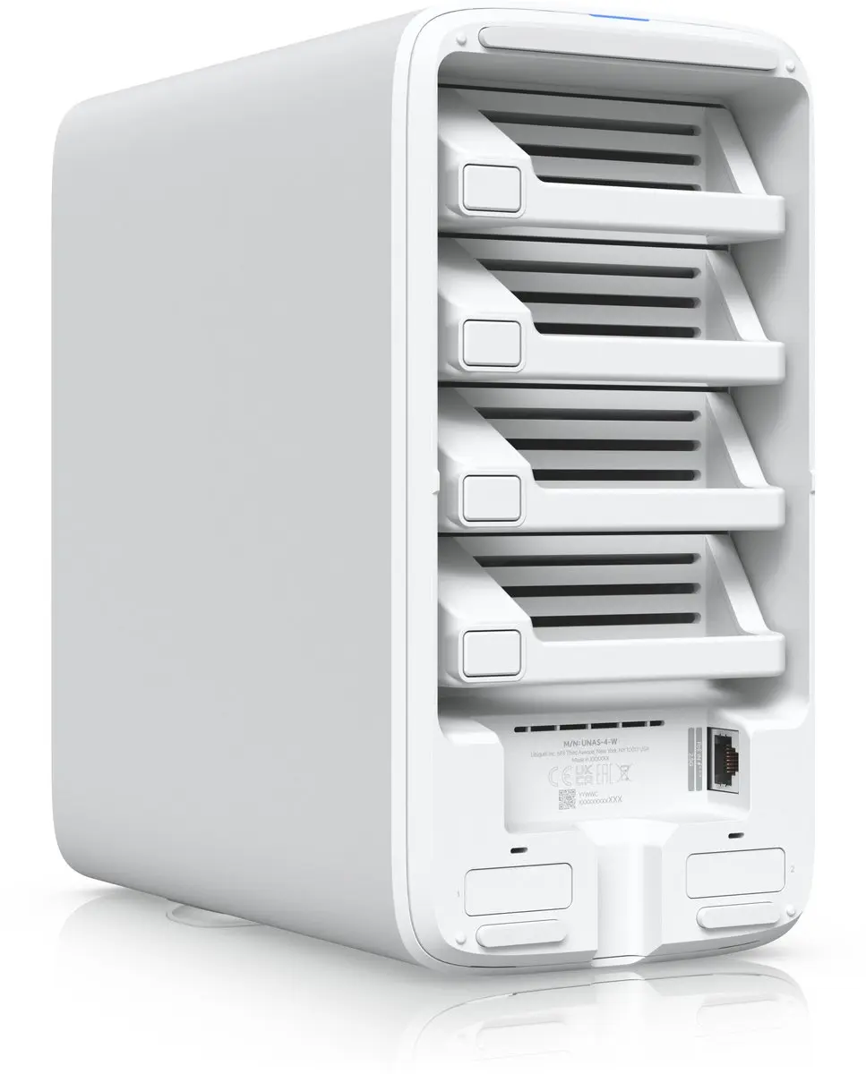 Ubiquiti UNAS-4 NAS - 4 Bays - Wit