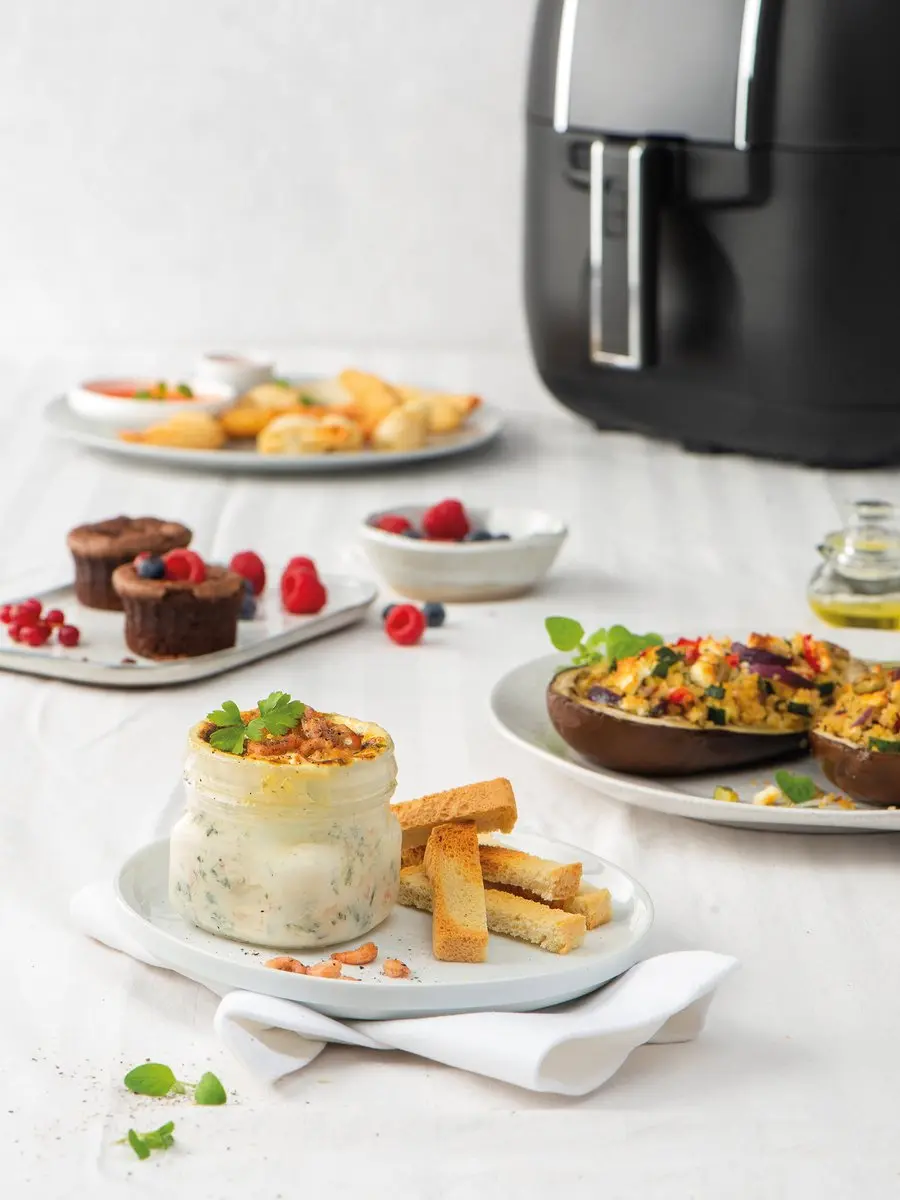 Fritel SnackTastic 6902 XXL Airfryer - 5L - 2300W - Zwart