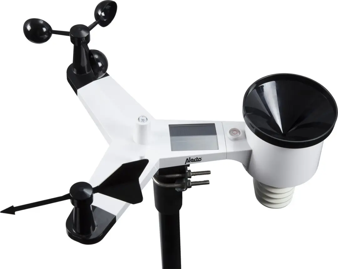 Alecto WS-5500 Professioneel WiFi Weerstation - 8-in-1 Zwart