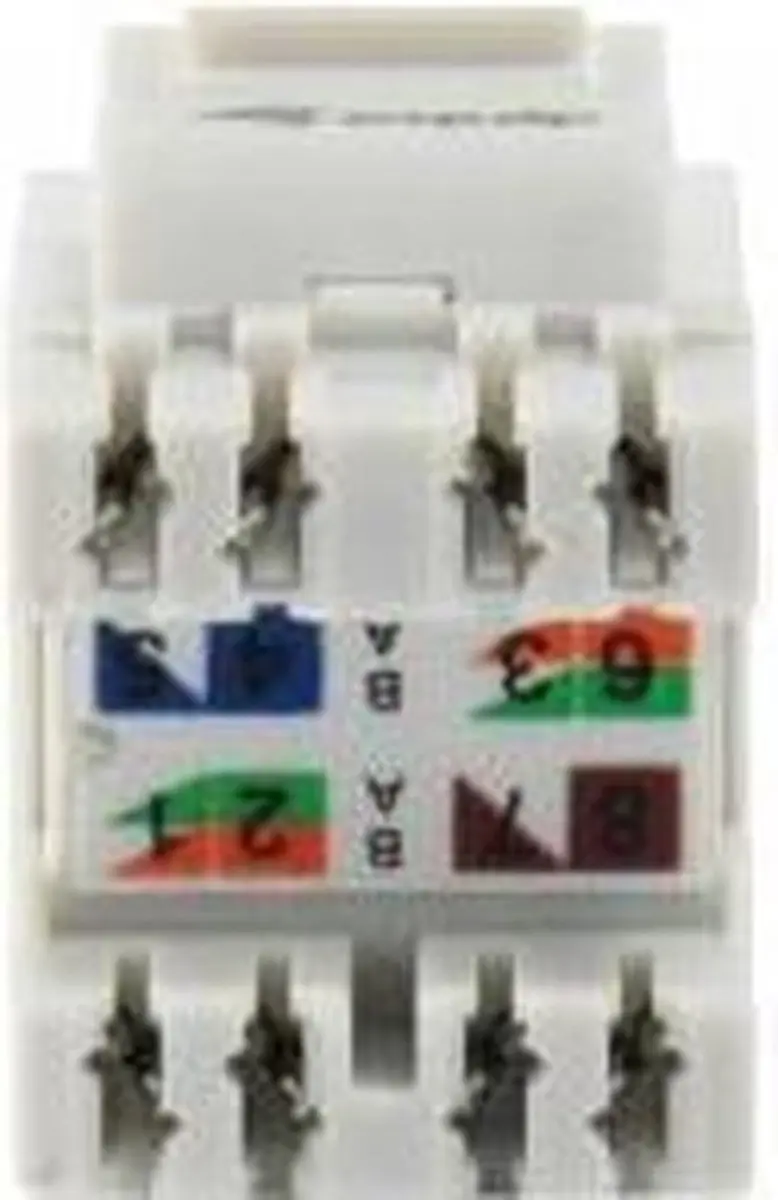 Equip 769213 Cat.6 Keystone Jack - LSA - Wit