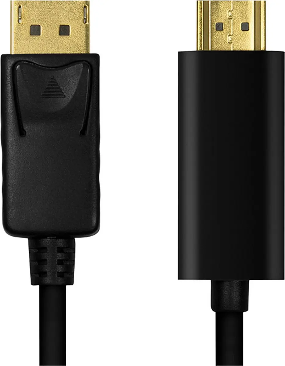 Logilink DisplayPort 1.2 naar HDMI 1.4 Kabel 5m - Zwart