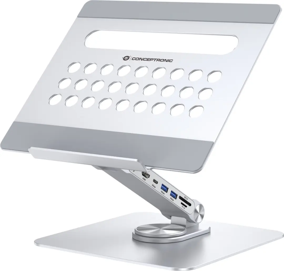 Conceptronic DONN27G Laptopstandaard - Zwart