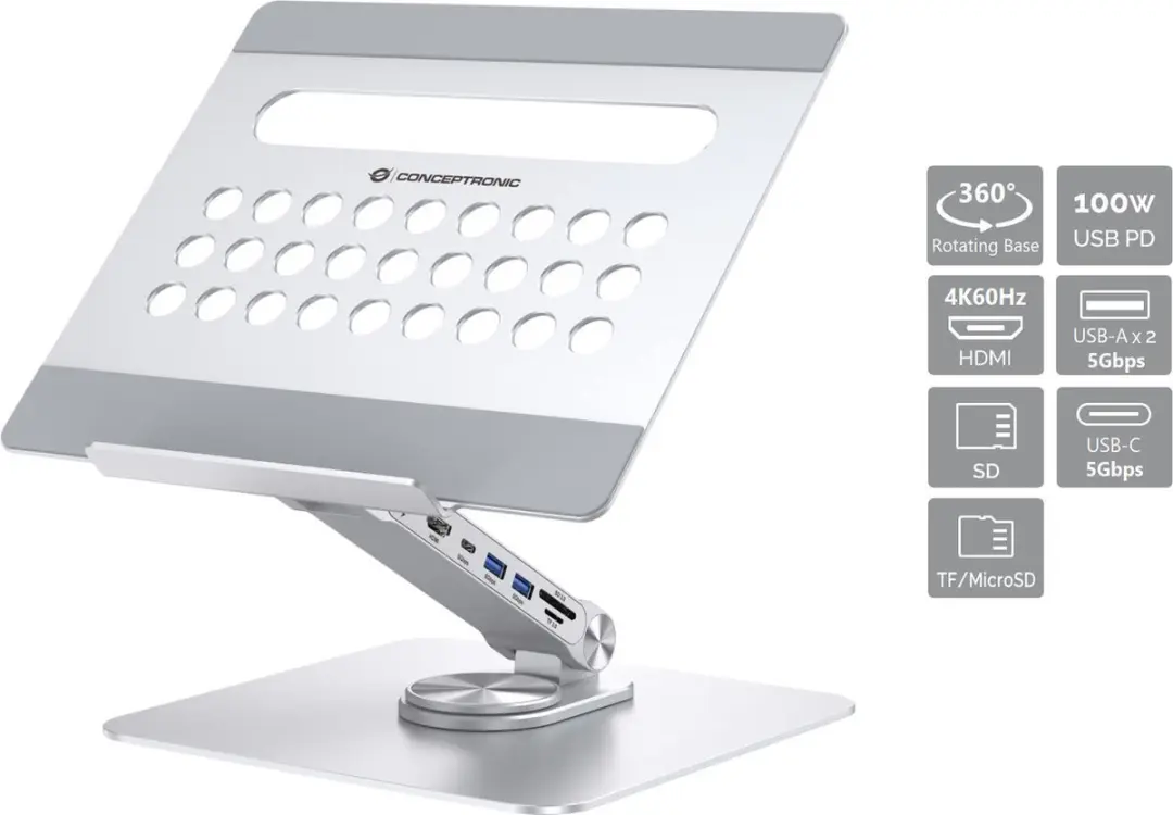 Conceptronic DONN27G Laptopstandaard