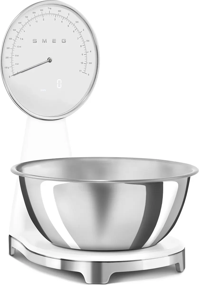 Smeg KSF01WHWW Keukenweegschaal 5kg - Wit - afbeelding 6 van 6