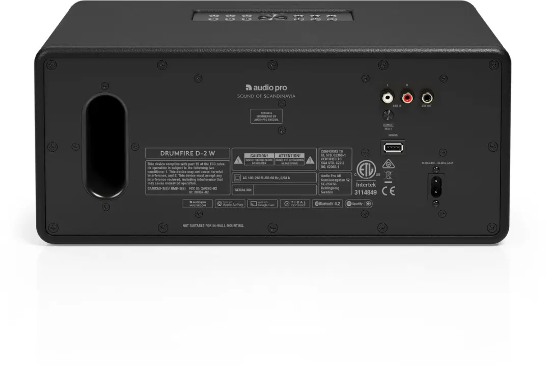 Audio Pro Drumfire D-2 W Actieve Luidspreker - 100W - Zwart