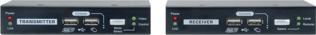 LevelOne KVM-9036 KVM Extender over IP - 2x USB