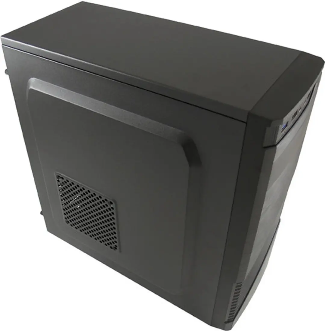 LC Power 7037B Midi Tower - Zwart