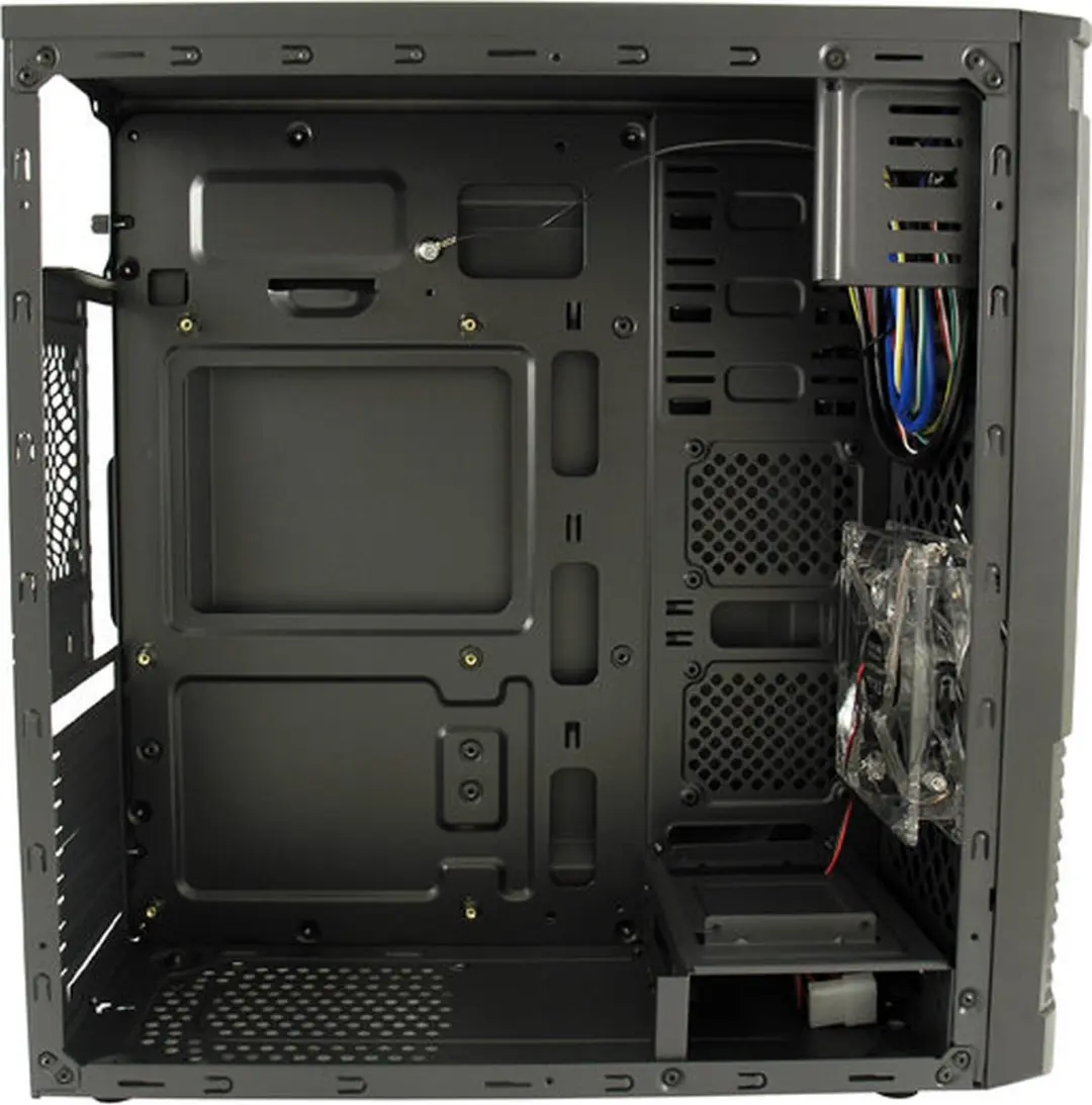 LC Power 7037B Midi Tower - Zwart