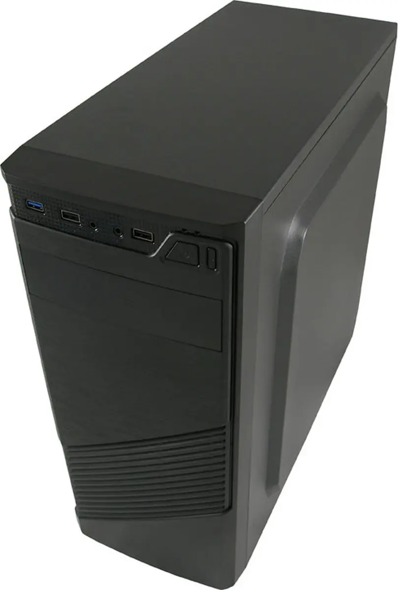 LC Power 7037B Midi Tower - Zwart