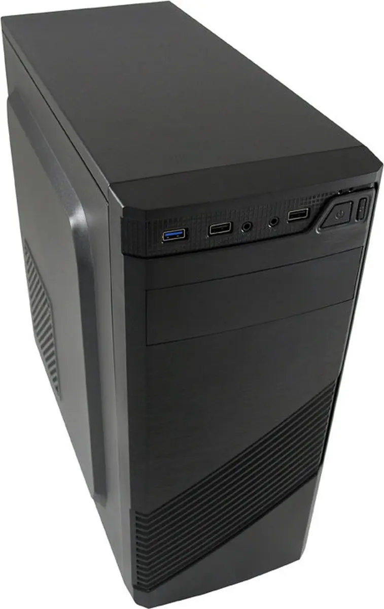 LC Power 7037B Midi Tower - Zwart
