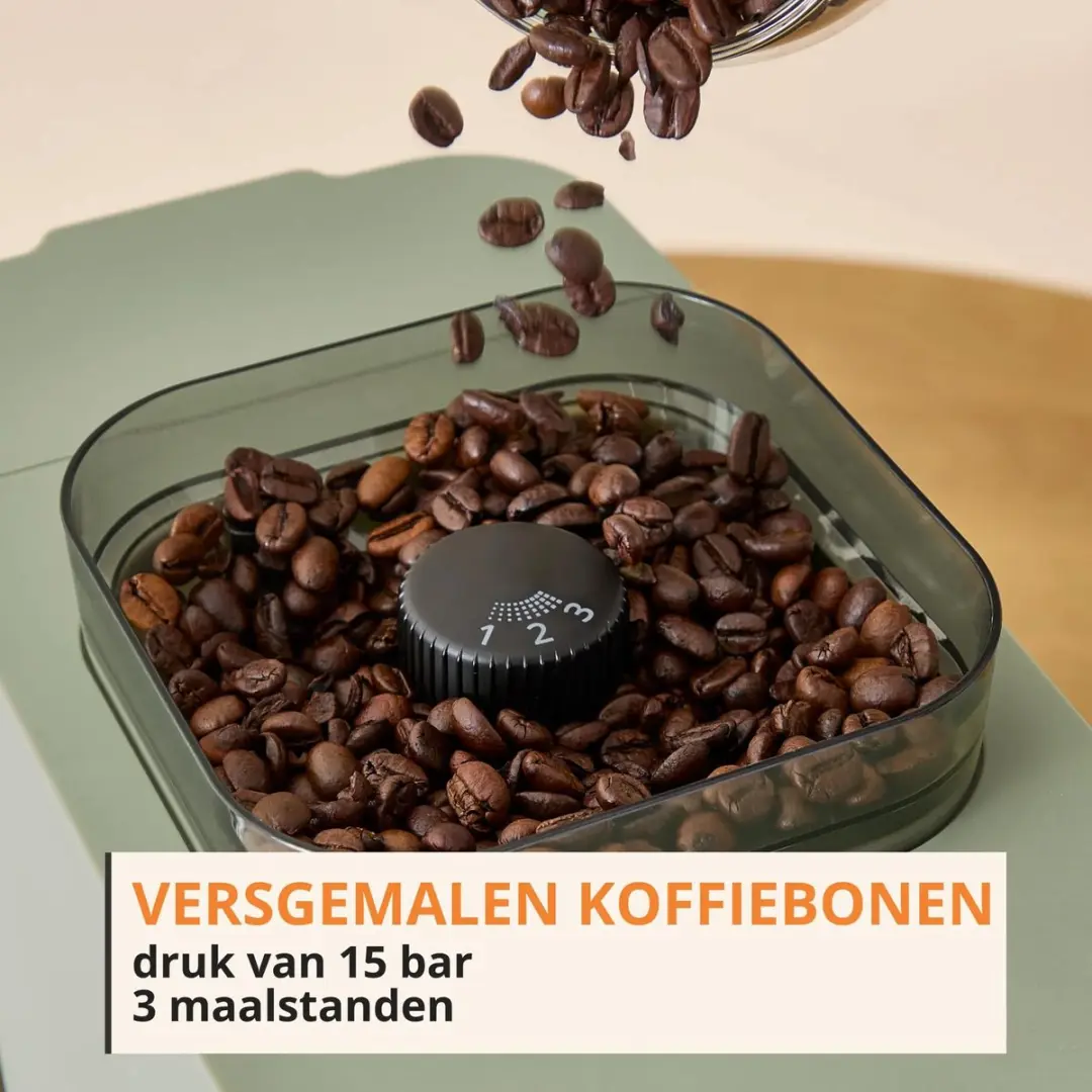 Krups Coffee Crush SA401LE0 Automatische Koffiemachine - Groen