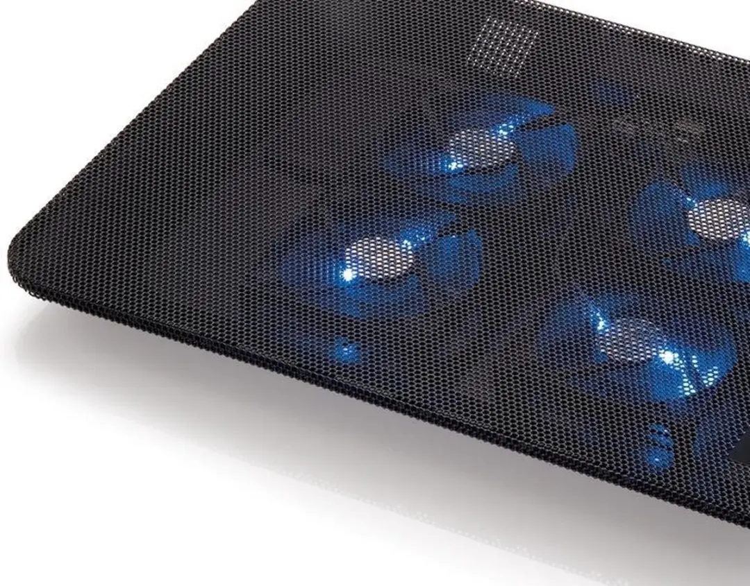Conceptronic CNBCOOLPADL4F Notebook Koelkussen - 17 Inch - Zwart