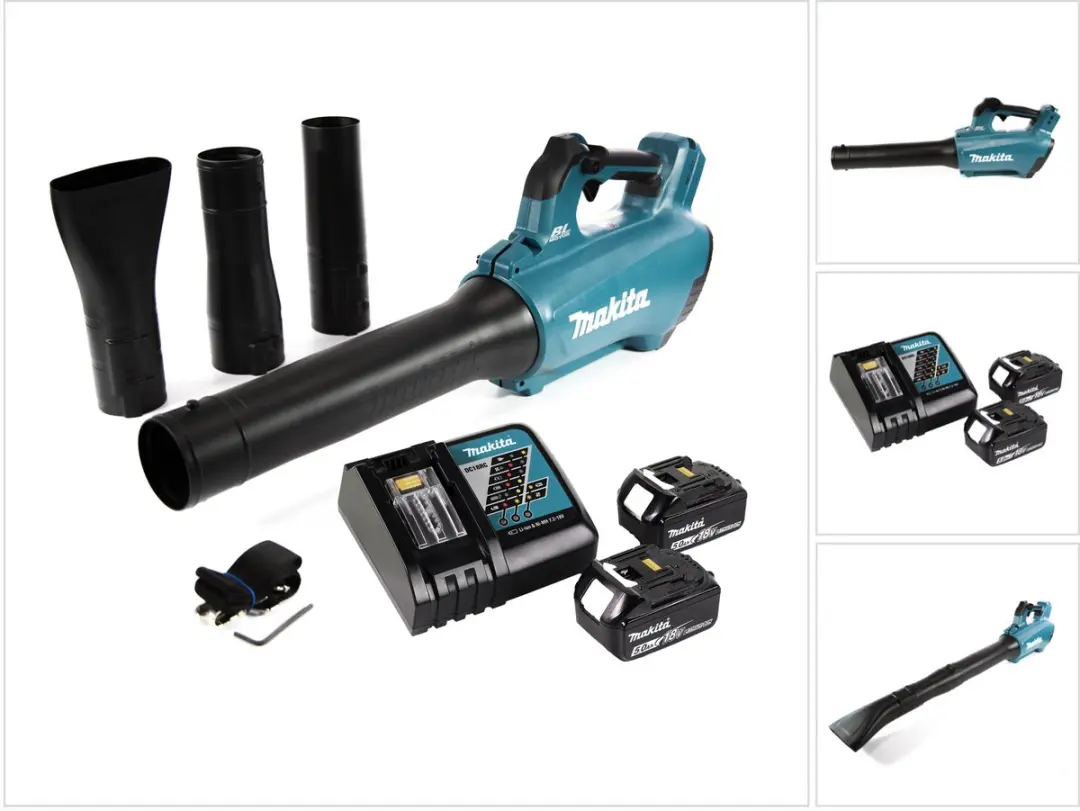 Makita DUB184RT LXT 18V Accu Bladblazer Set - 780m³/u - 1x 5,0Ah