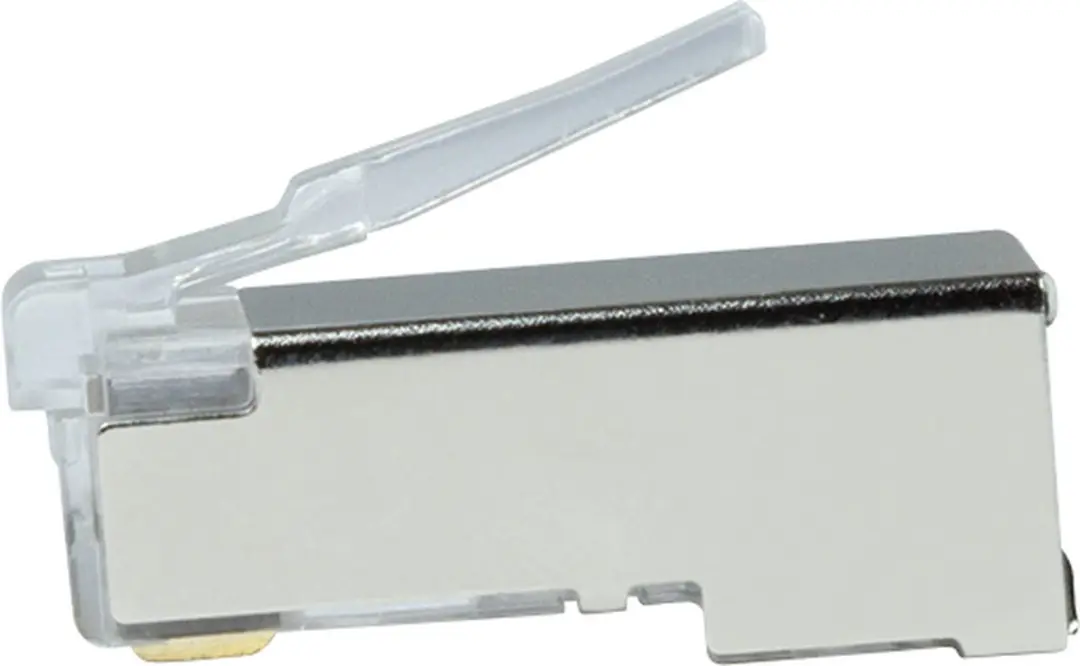 CAT6a RJ45 STP Modulaire Plug - 50 Stuks - Zilver