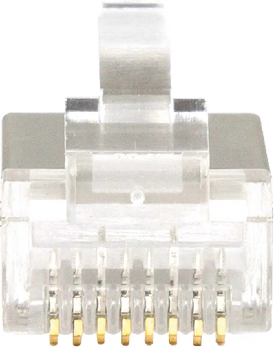 CAT6a RJ45 STP Modulaire Plug - 50 Stuks - Zilver