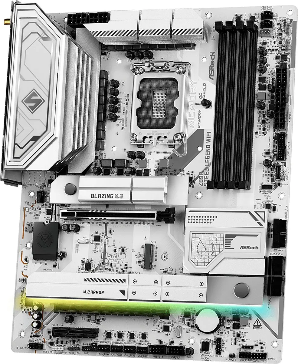 ASRock Z890 Steel Legend Moederbord - ATX - Intel Z890 - Wi-Fi 7