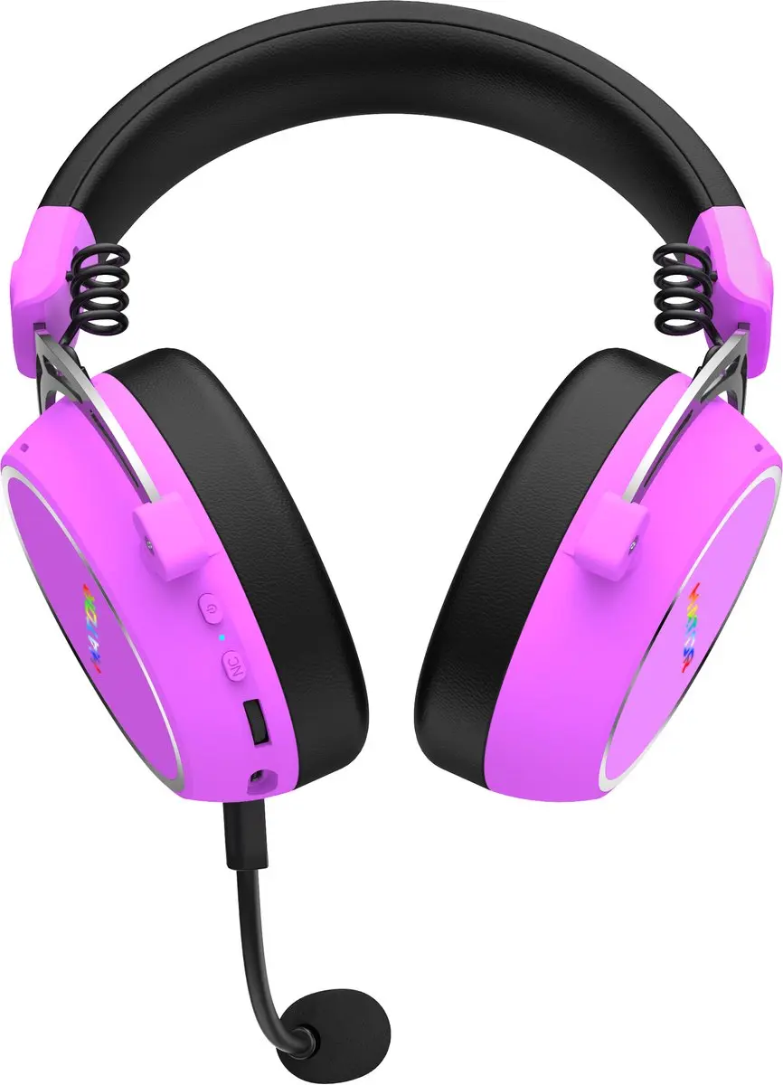 HATOR Hypergang 3 ESH52 Draadloze Gamingheadset - Violet - afbeelding 6 van 6