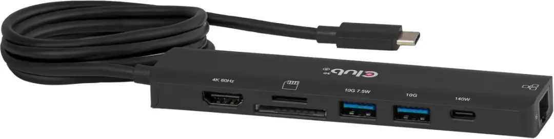 CLUB3D CSV-2555 USB-C naar HDMI Hub - Zwart