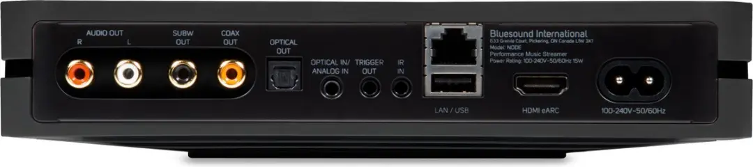 Bluesound Node N132 Draadloze Muziekstreamer - Zwart - afbeelding 6 van 6
