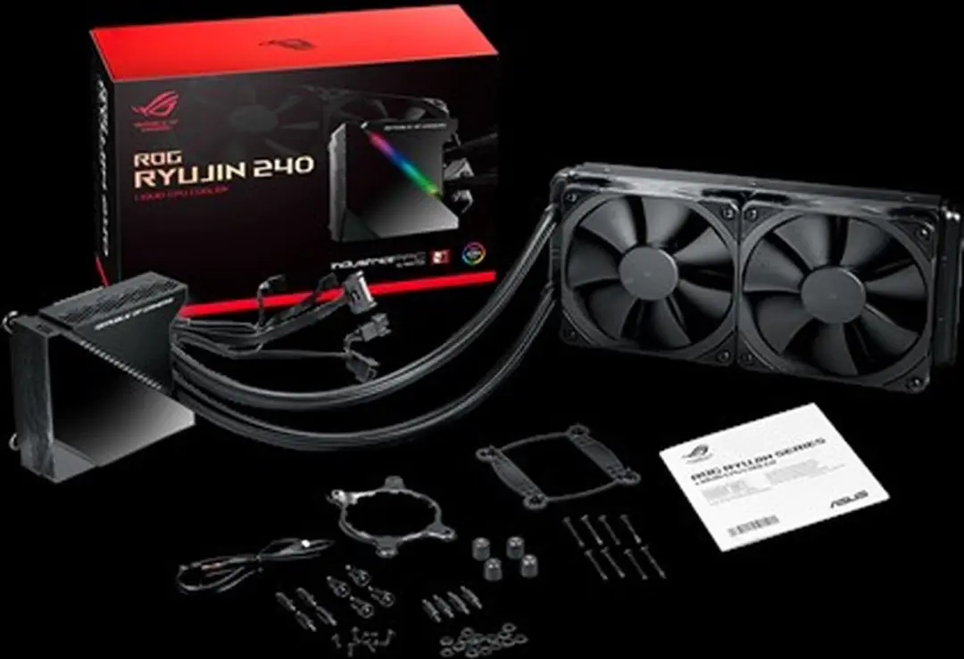 ASUS ROG RYUJIN 240 Liquid Koelset - 2x 12cm Ventilatoren - Zwart
