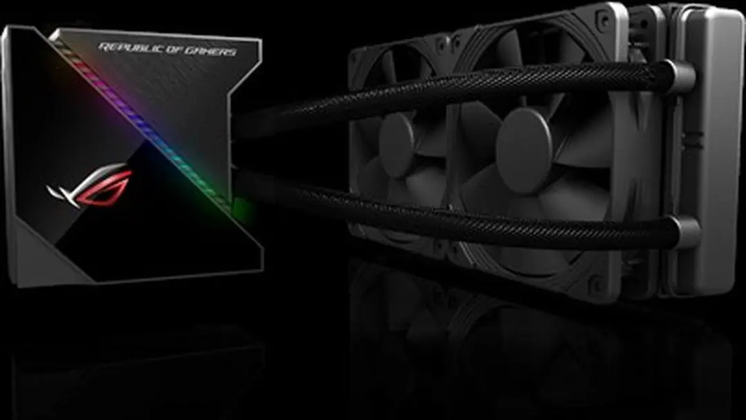 ASUS ROG RYUJIN 240 Liquid Koelset - 2x 12cm Ventilatoren - Zwart