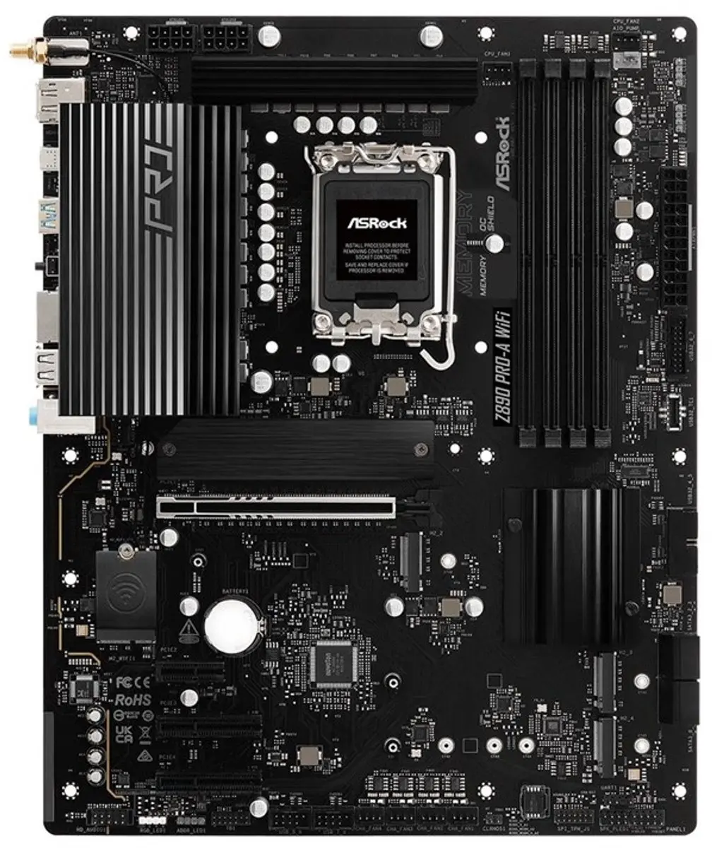 ASRock Z890 Pro-A WiFi ATX Moederbord - LGA 1851
