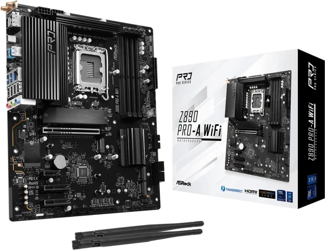 ASRock Z890 Pro-A WiFi ATX Moederbord