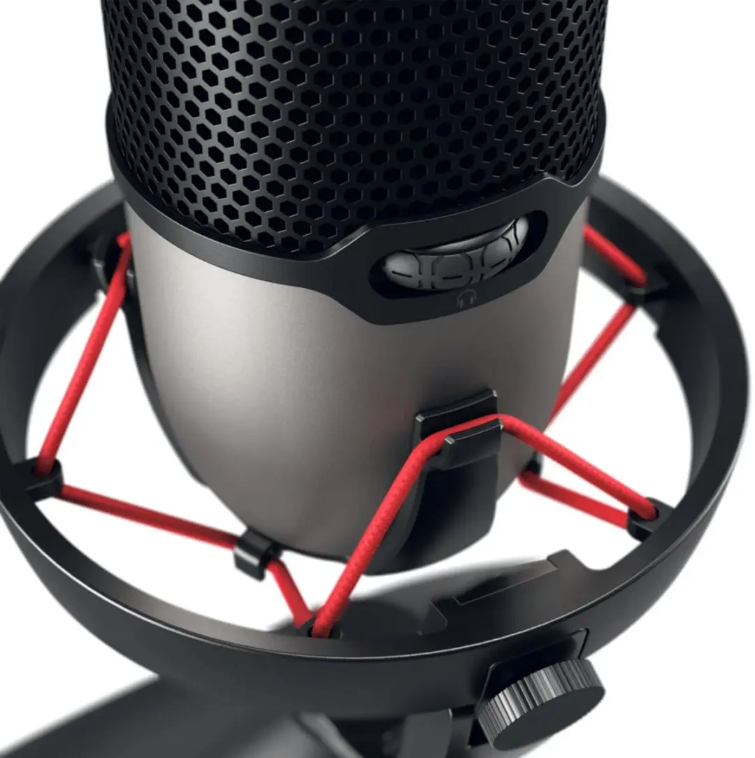 Cherry UM 6.0 Advanced USB Microfoon - Zwart/Zilver