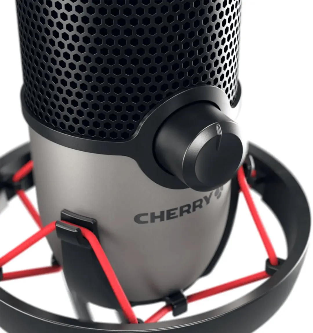 Cherry UM 6.0 Advanced USB Microfoon - Zwart/Zilver