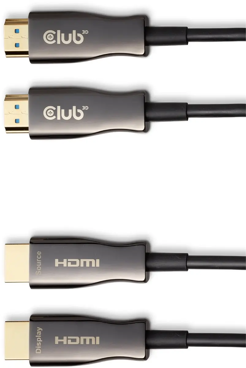 Club 3D HDMI Hybride AOC-kabel 8K60Hz CAC-1392 - 30m - Zwart - afbeelding 6 van 6