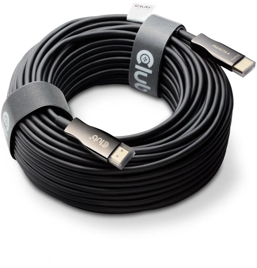 Club 3D HDMI Hybride AOC-kabel 8K60Hz CAC-1392 - 30m - Zwart
