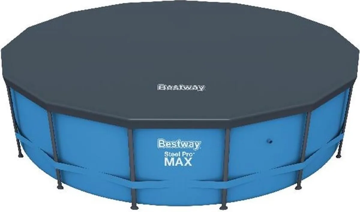 Bestway Afdekzeil Ø 457cm - Antraciet - afbeelding 6 van 6