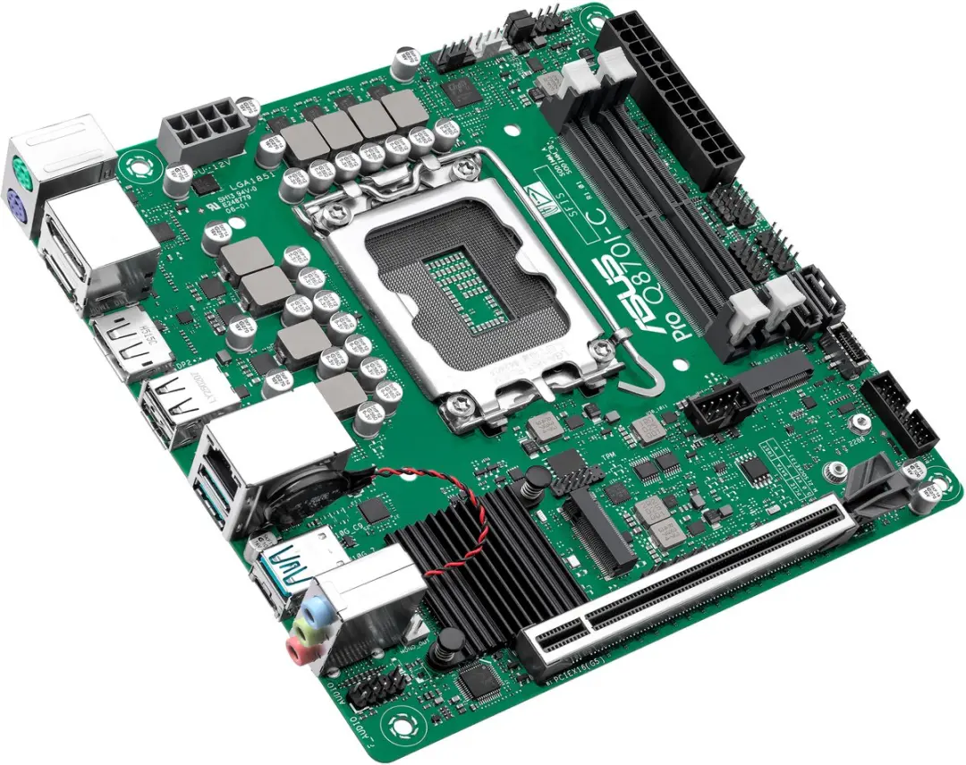 ASUS PRO Q870I-C-CSM Mini ITX Moederbord - LGA 1851